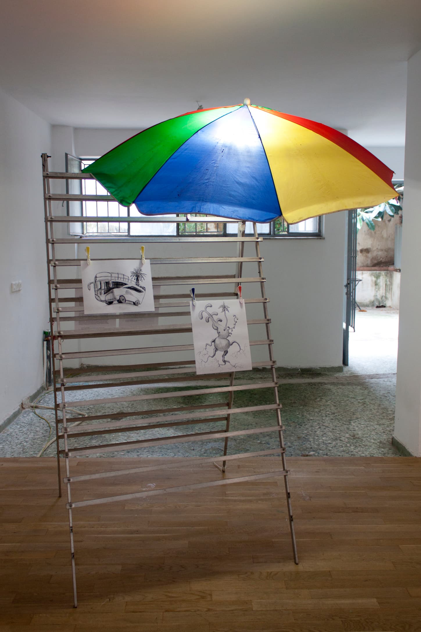Installation view of Architecture of Mobility
